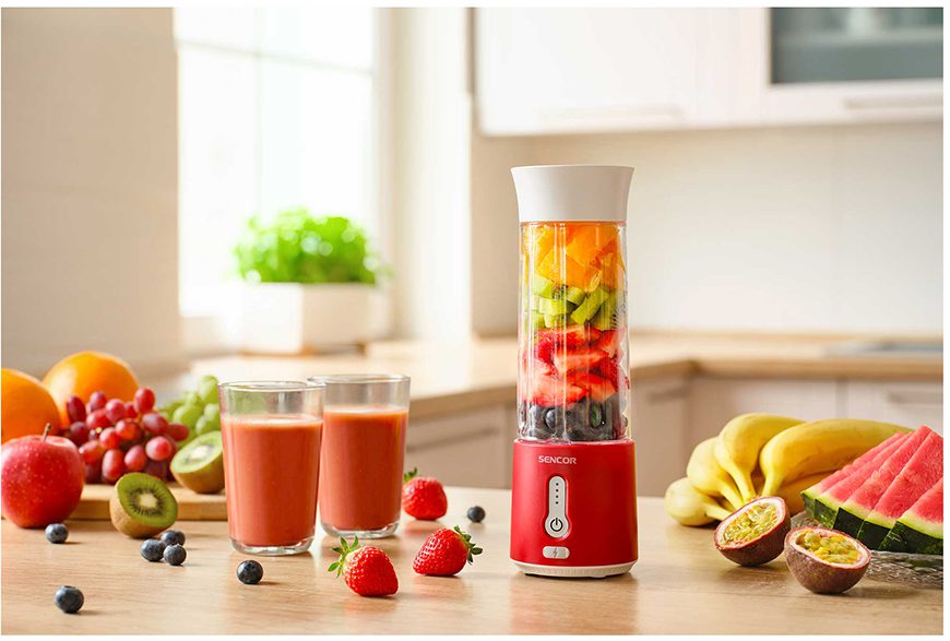 SENCOR SBL 134RD hordozható smoothie maker, 500 ml, piros – 7. kép
