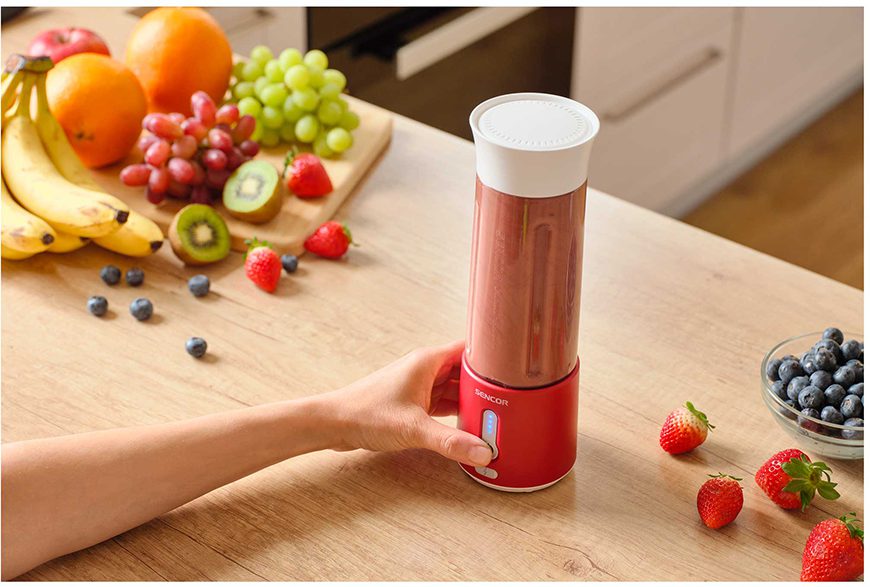 SENCOR SBL 134RD hordozható smoothie maker, 500 ml, piros – 8. kép