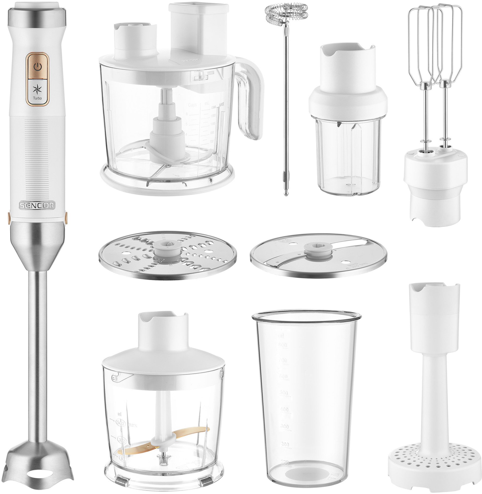 SENCOR SHB 6551WH 4 az 1-ben botmixerszett, 1500 W – 2. kép