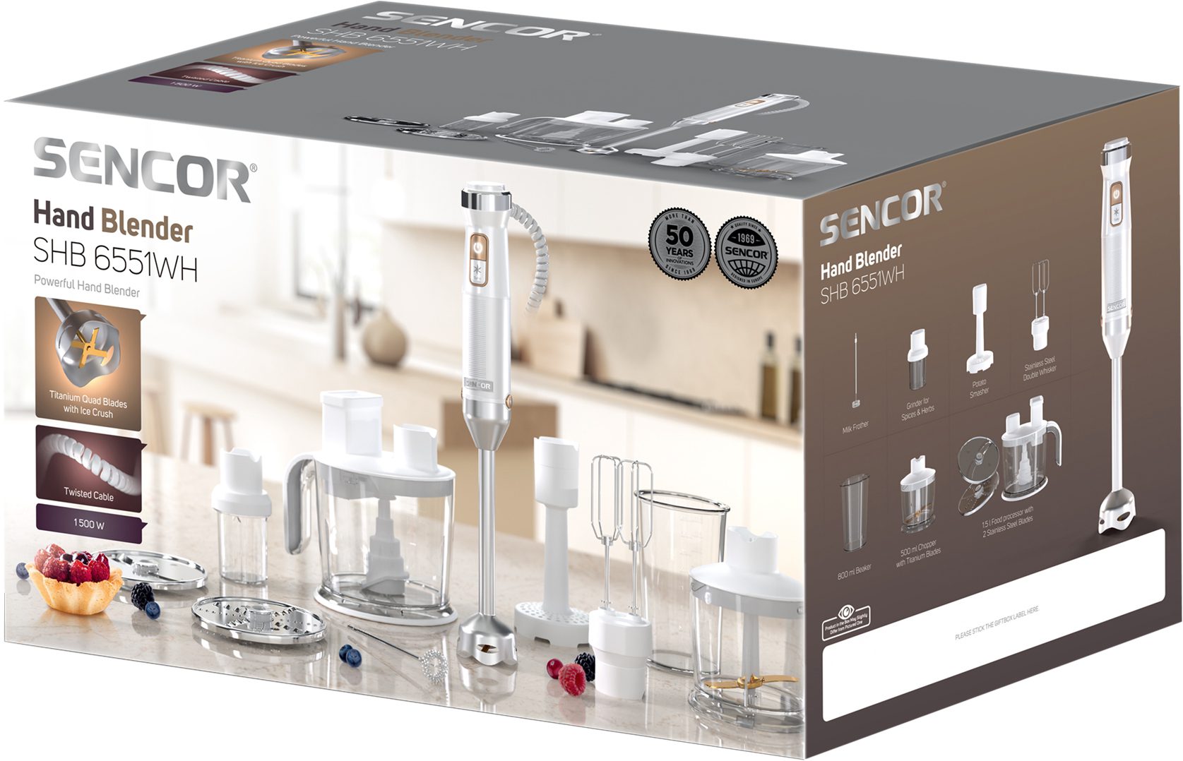 SENCOR SHB 6551WH 4 az 1-ben botmixerszett, 1500 W – 21. kép
