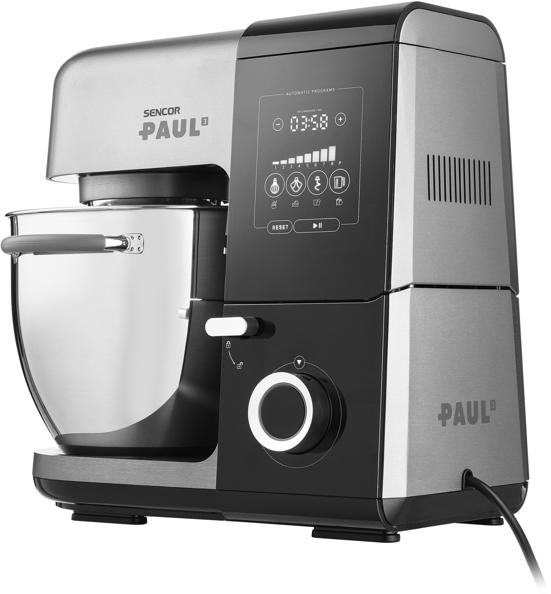 SENCOR STM 8970 PAUL 3 multifunkciós konyhai robotgép 1800 W-os motorral – 3. kép