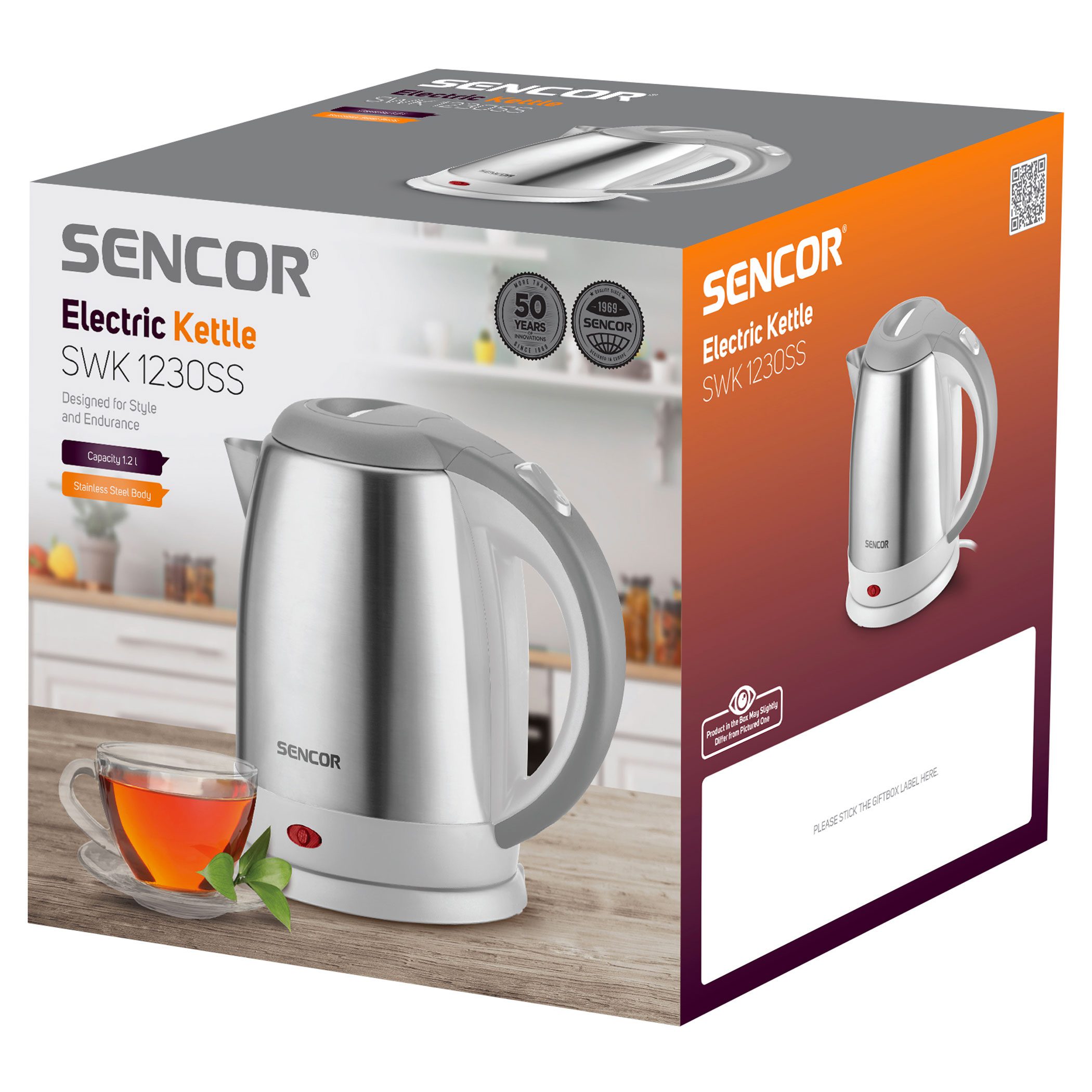 SENCOR SWK 1230SS 1,2 literes inox vízforraló – 11. kép