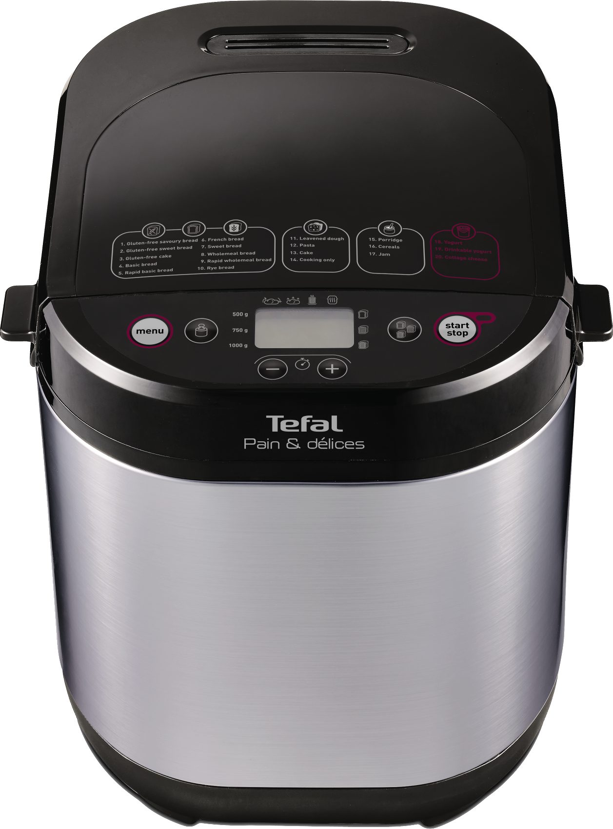 TEFAL PF240E38 Pain & Délices kenyérsütő 20 automatikus programmal – 2. kép