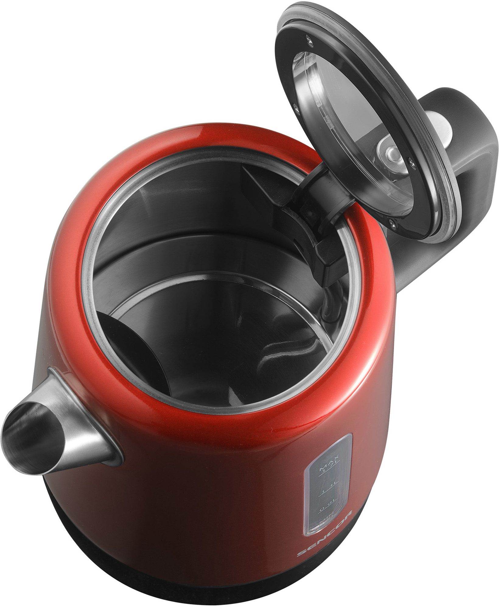 SENCOR SWK 1751RD piros rozsdamentes acél vízforraló, 1,7 l – 5. kép