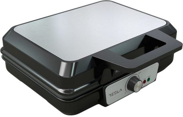 TESLA WM200BX 1000 W-os gofrisütő tapadásmentes sütőlapokkal
