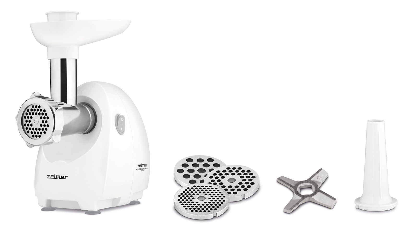 ZELMER ZMM4080B 1900 W-os húsdaráló kolbásztöltő kiegészítővel – 3. kép