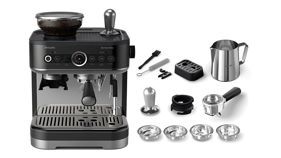 PHILIPS PSA3218/10 félautomata eszpresszó kávéfőző beépített őrlővel – 4. kép