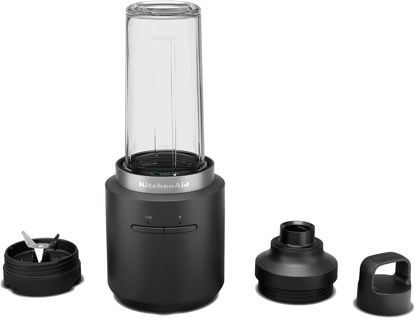 KITCHENAID 5KSBR200BM vezeték nélküli turmixgép, 473 ml, fekete – akkumulátor nélkül – 2. kép