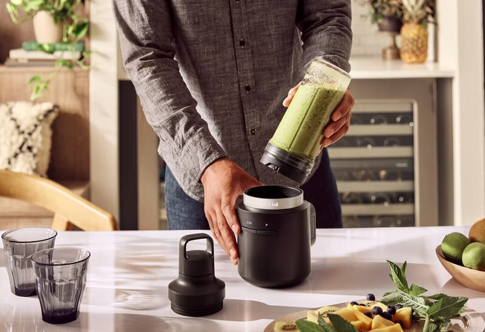 KITCHENAID 5KSBR200BM vezeték nélküli turmixgép, 473 ml, fekete – akkumulátor nélkül – 4. kép