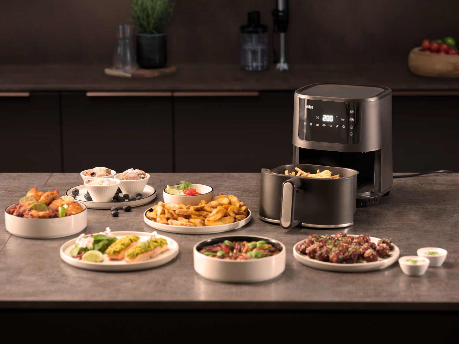 BRAUN HF3030 forrólevegős sütő, 4,3 l, 1500 W – 4. kép