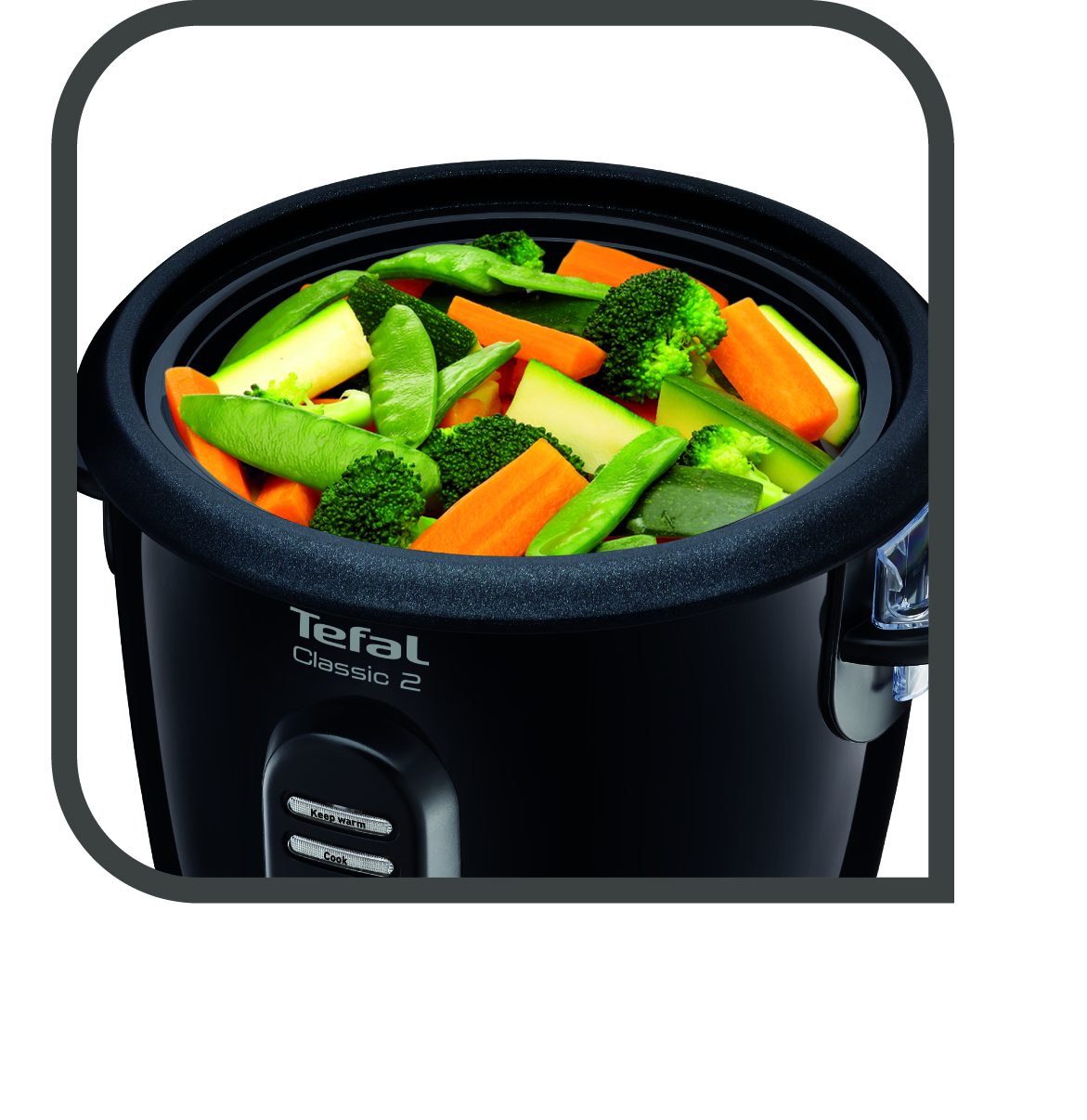TEFAL RK102811 Classic 3 literes fekete rizsfőző – 5. kép