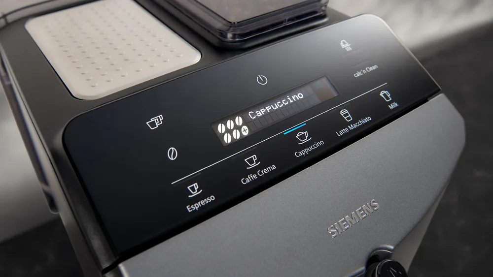 SIEMENS TF305E04 EQ300 automata kávéfőző 15 bar nyomással és tejhabosítóval – 6. kép