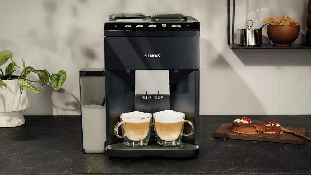 SIEMENS TQ518RX3 EQ500 automata kávéfőző Home Connect funkcióval, sötét inox – 2. kép