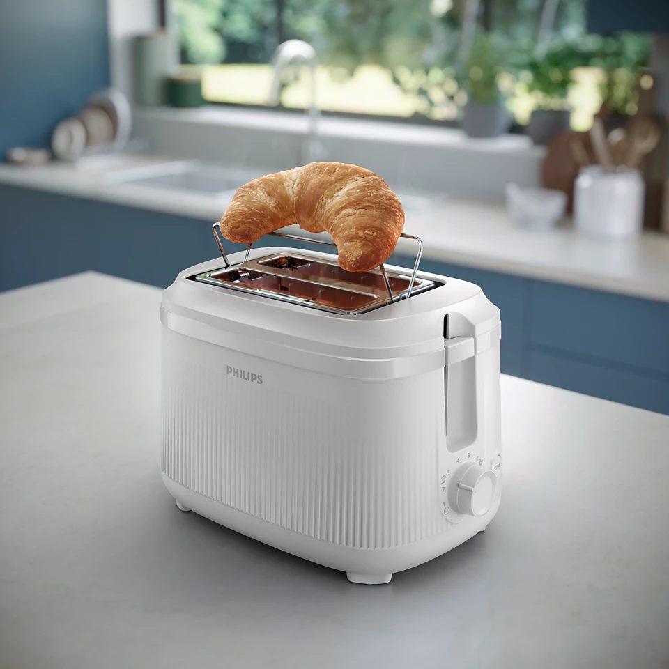 PHILIPS HD2511/00 900 W-os kenyérpirító 2 réssel és 8 pirítási fokozattal – 3. kép