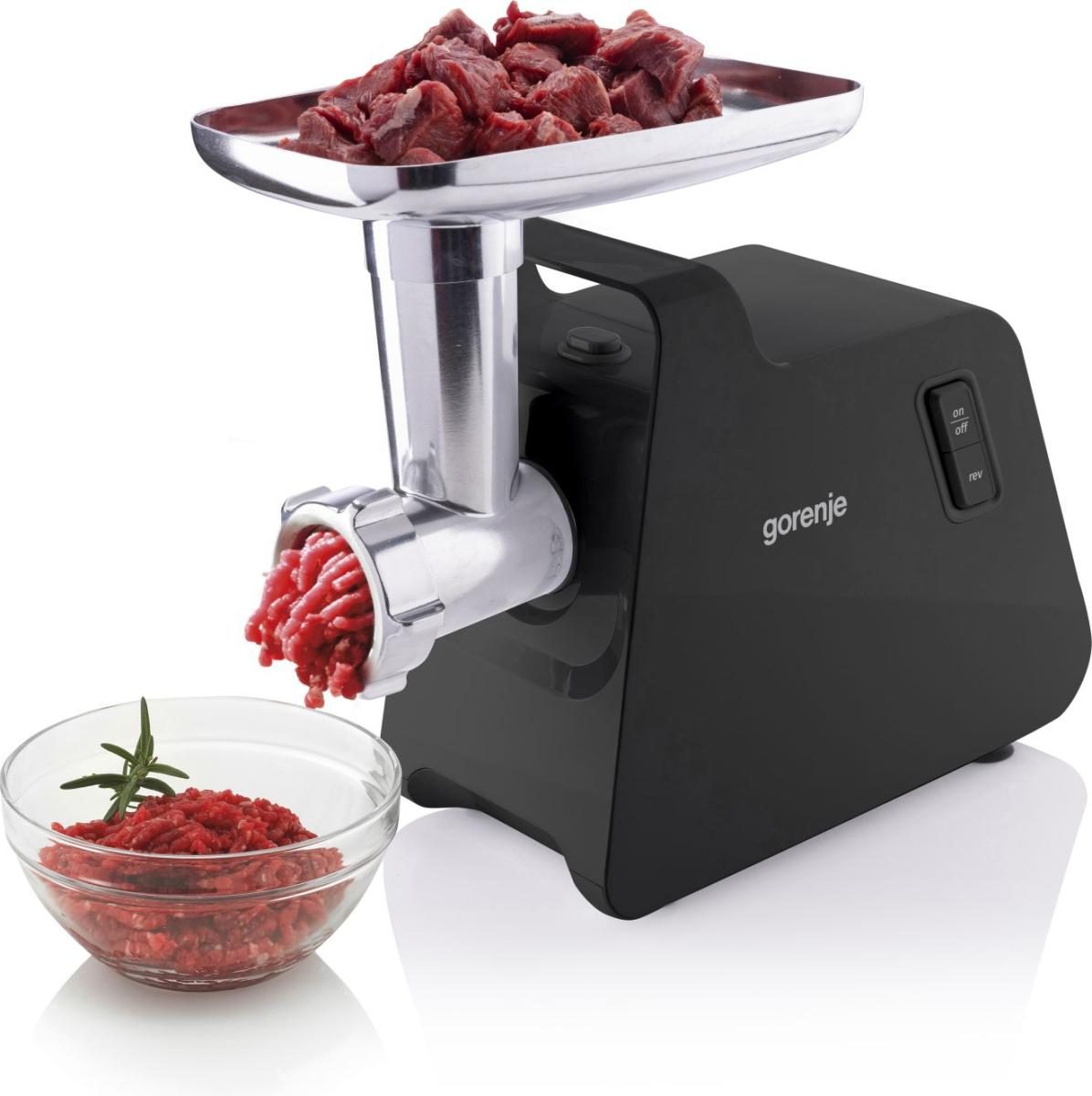 GORENJE MG2001SB húsdaráló hurkatöltő és szeletelő tartozékokkal – 8. kép