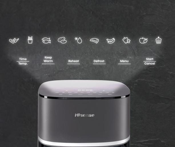 HISENSE HAF1900D 7 literes forrólevegős sütő – 10. kép