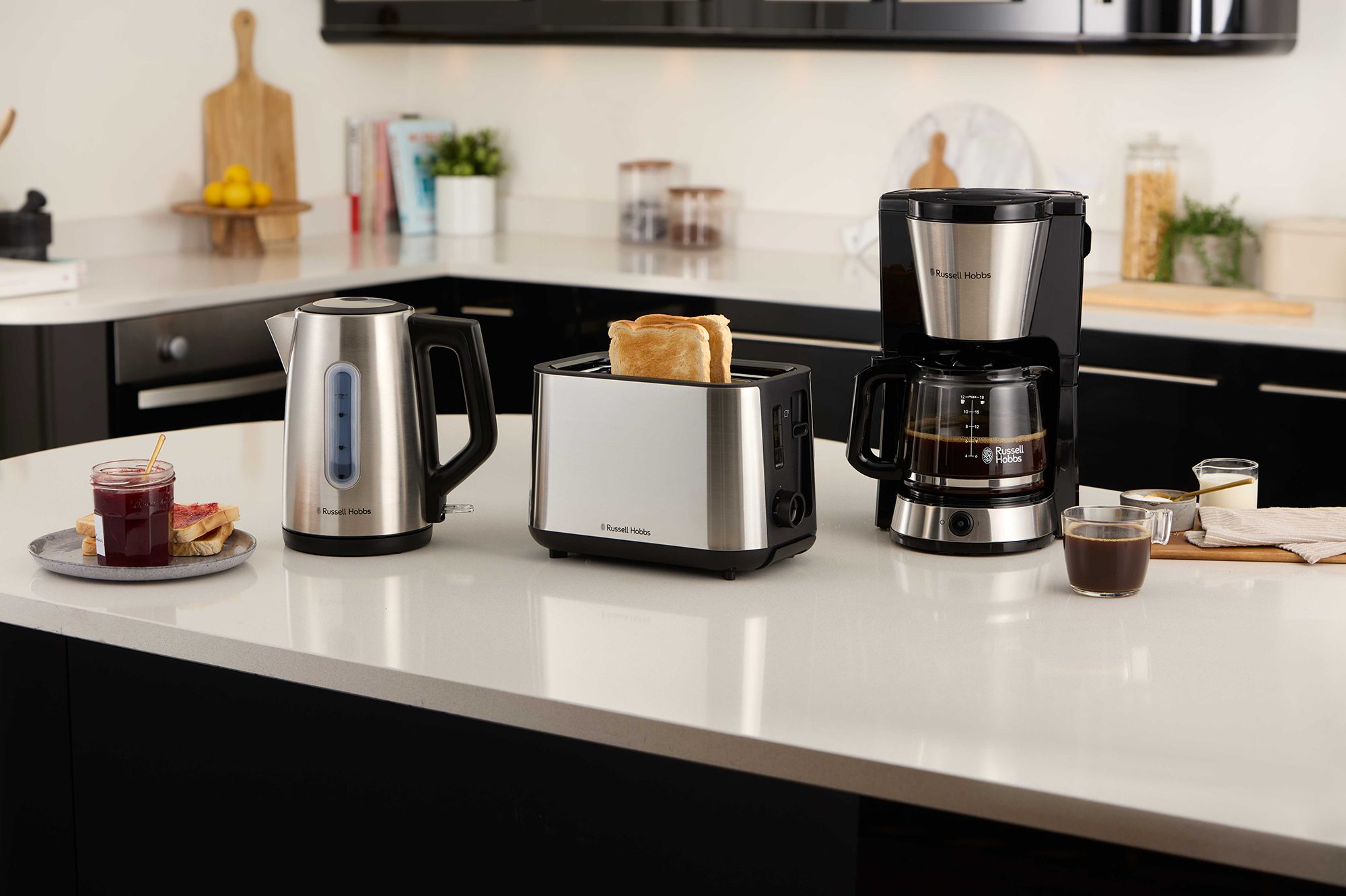 RUSSELL HOBBS 27400-56/RH Heaton inox filteres kávéfőző 1,25 literes üvegkancsóval – 9. kép