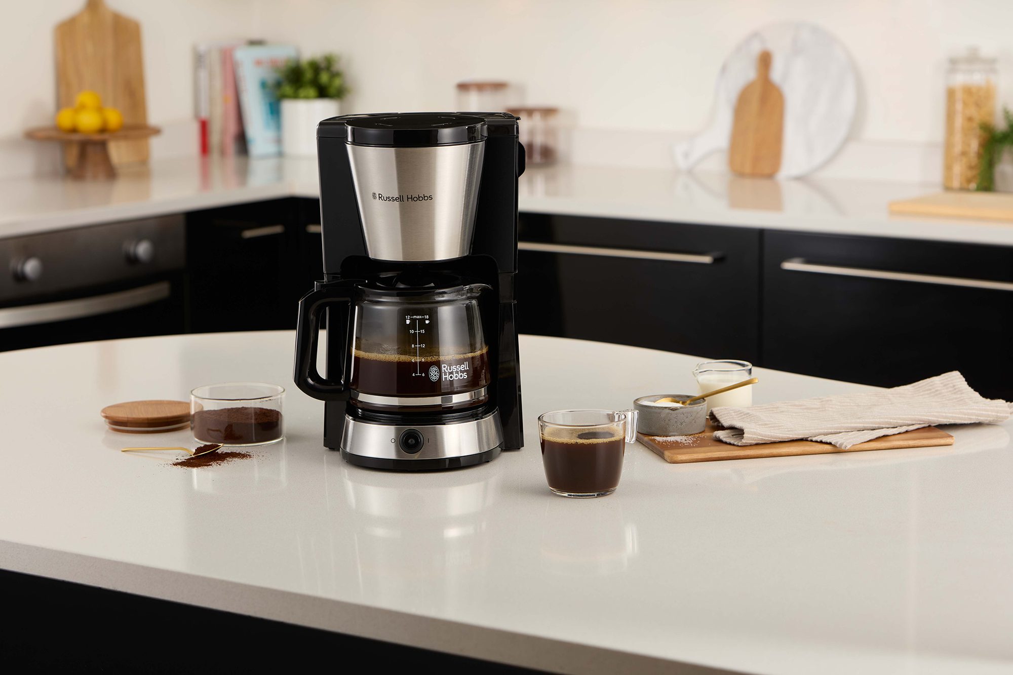 RUSSELL HOBBS 27400-56/RH Heaton inox filteres kávéfőző 1,25 literes üvegkancsóval – 10. kép