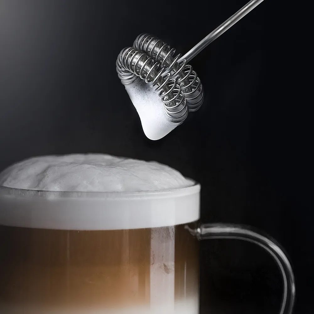 BIALETTI Mini Kézi tejhabosító PRO SILVER, 3 sebességfokozattal – 6. kép