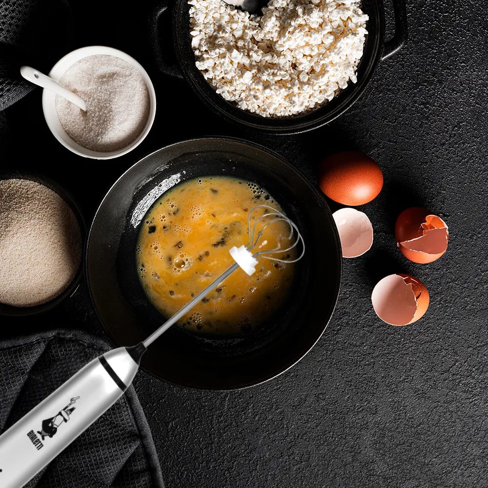 BIALETTI Mini Kézi tejhabosító PRO SILVER, 3 sebességfokozattal – 7. kép