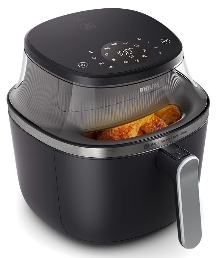 PHILIPS 3000 Series NA331/00 Airfryer 6,2 literes forrólevegős sütő betekintőablakkal – 2. kép