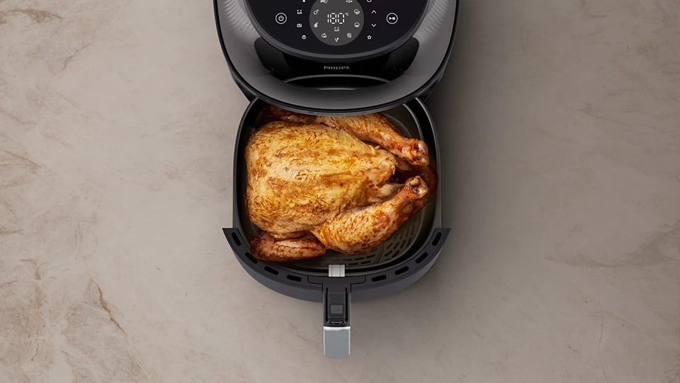 PHILIPS 3000 Series NA342/00 7,2 literes forrólevegős sütő betekintőablakkal – 4. kép