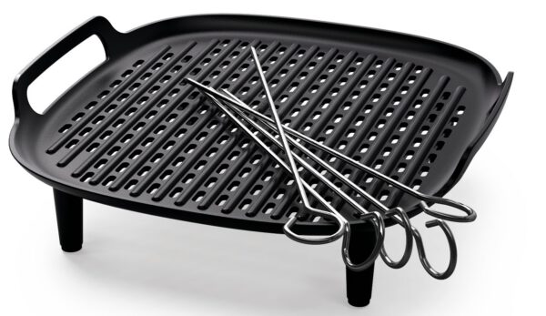 PHILIPS HD9946/00 fekete grillrács és nyársszett forrólevegős sütőkhöz