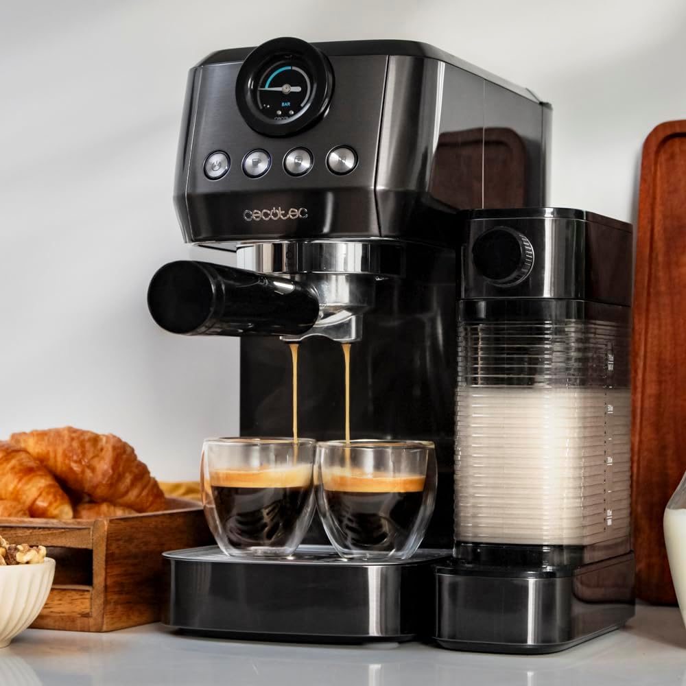 CECOTEC 01985 Power Espresso 20 Steel Pro Latte karos kávéfőző – 2. kép