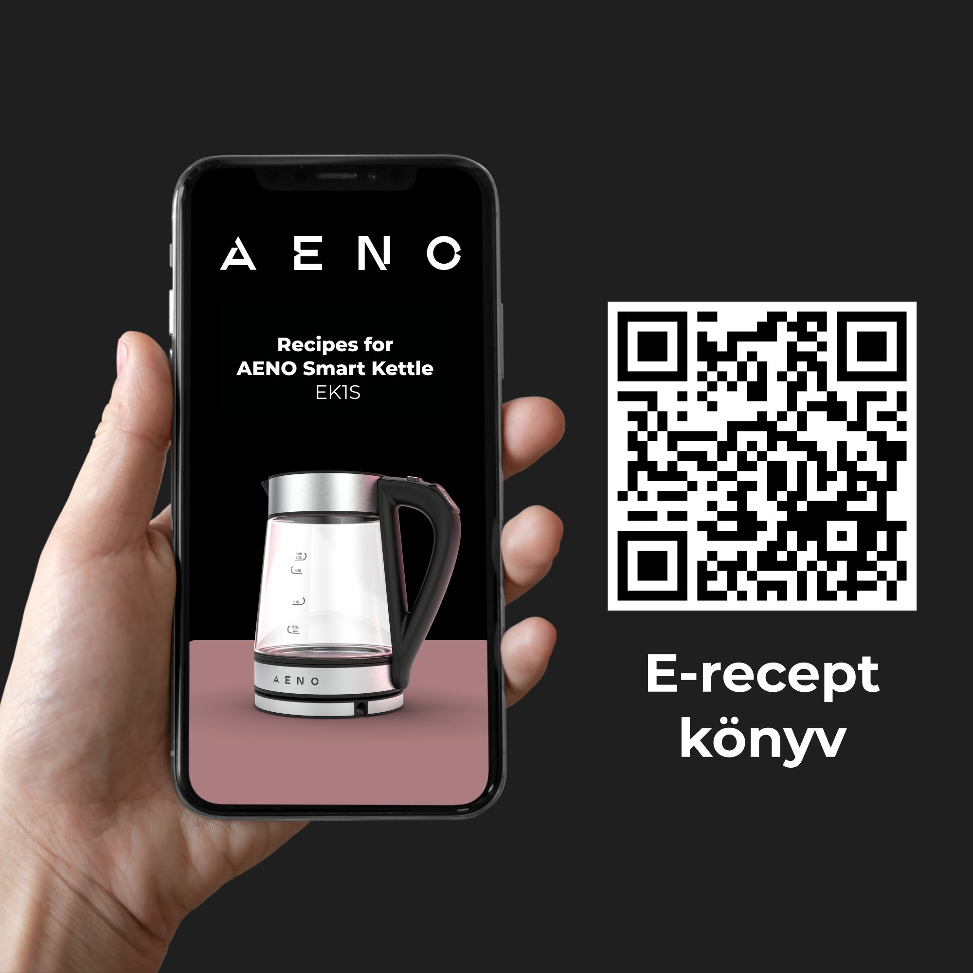AENO AEK0001S intelligens, hőfokszabályozós elektromos vízforraló – 16. kép