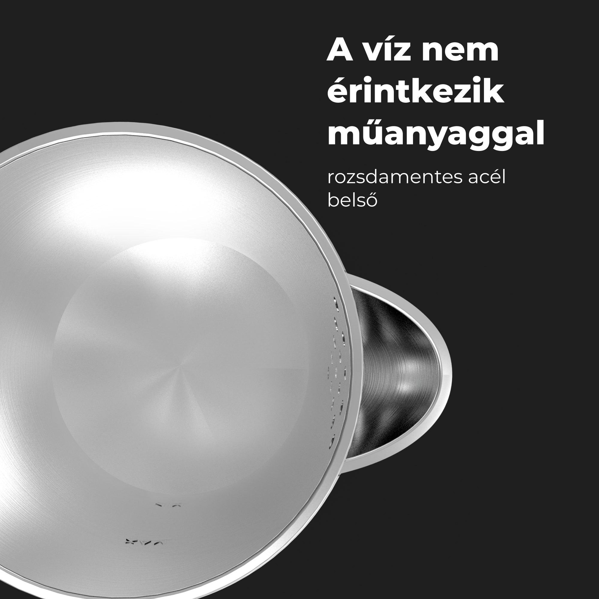 AENO AEK0002 duplafalú elektromos vízforraló, 2 l, 2200 W – 5. kép