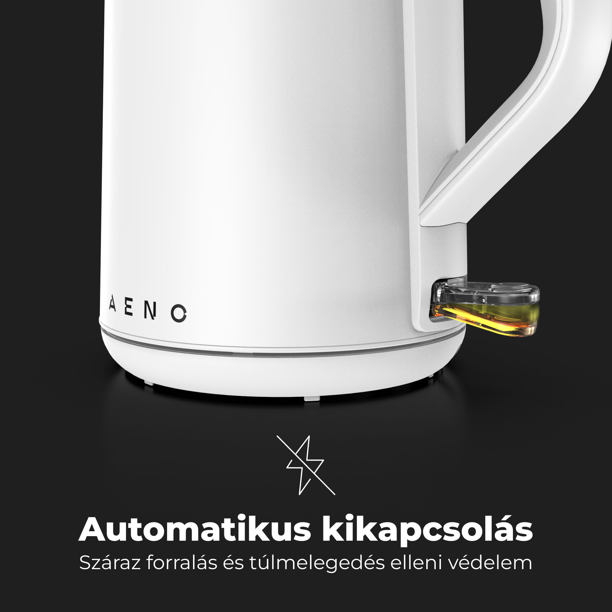 AENO AEK0002 duplafalú elektromos vízforraló, 2 l, 2200 W – 7. kép
