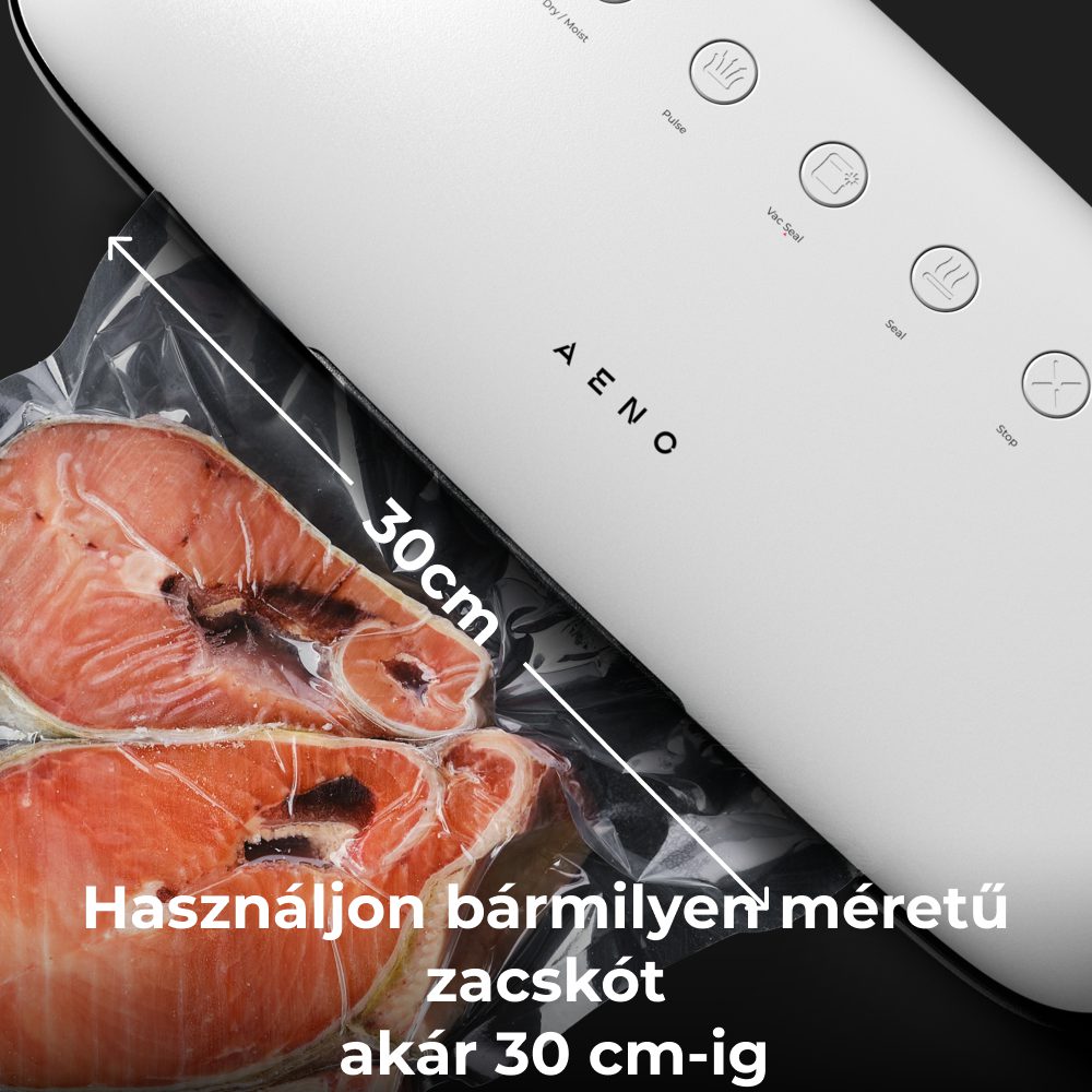 AENO AVS0002 vákuumfóliázó száraz, nedves és impulzus üzemmóddal – 11. kép