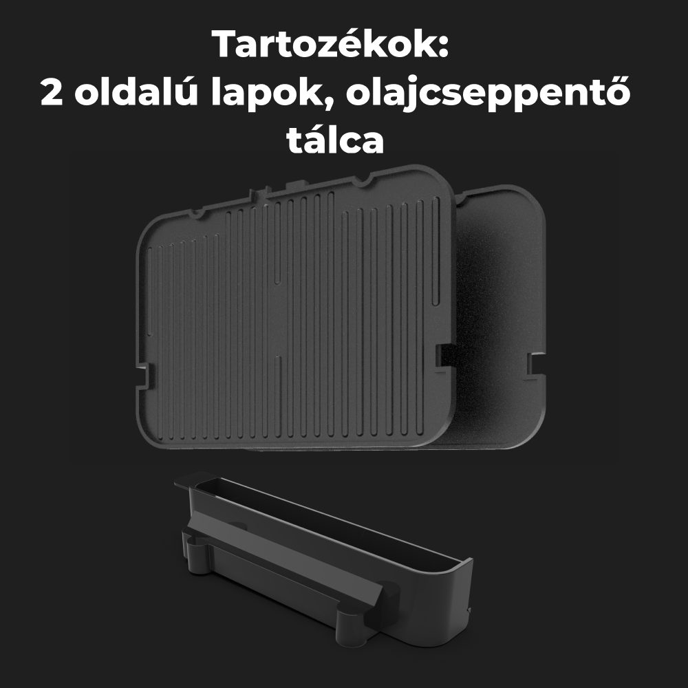 AENO AEG0001 elektromos grill 3 az 1-ben, 2000 W – 22. kép