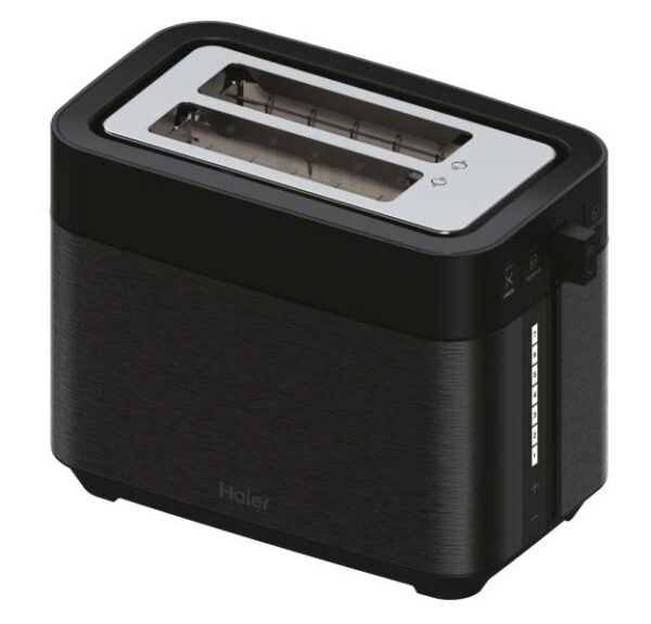 HAIER HTO5A3 011 fekete kenyérpirító 4 szelethez, 7 pirítási fokozattal