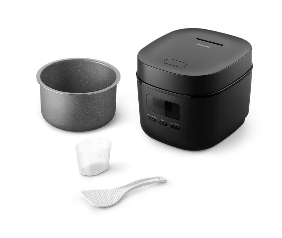 PHILIPS HD3080/80 mini rizsfőző 5 programmal, 0,54 literes kapacitással – 4. kép