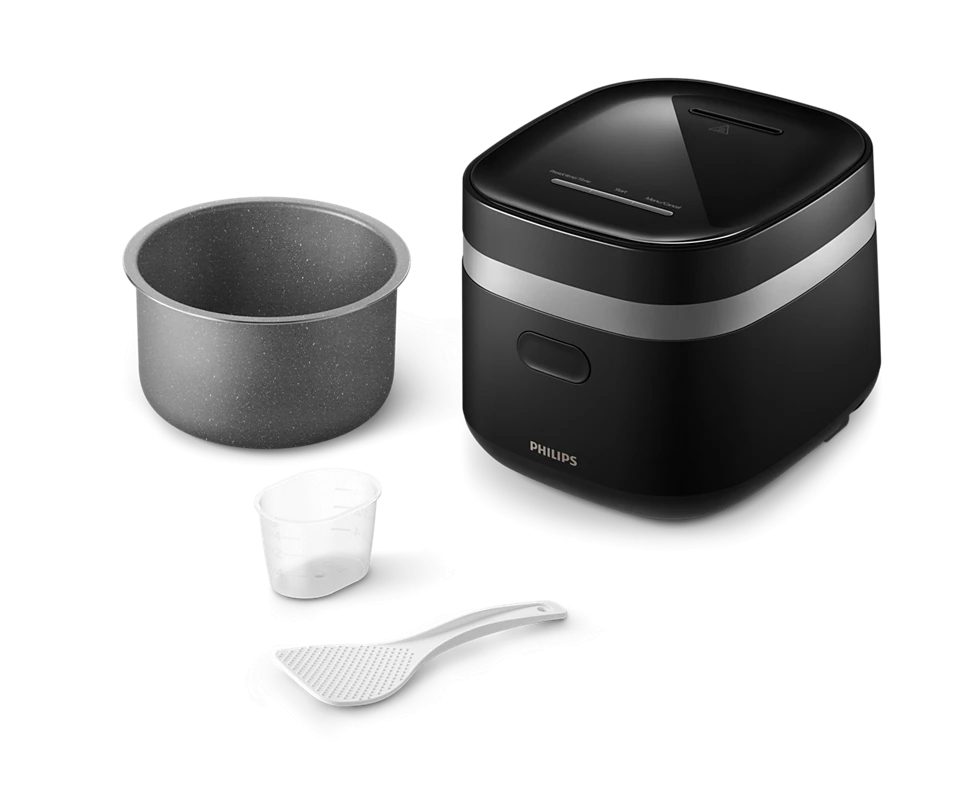 PHILIPS HD3090/80 kompakt, 8 programos mini rizsfőző – 4. kép