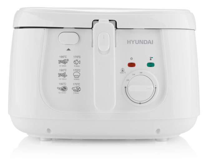 HYUNDAI HYUDF165 olajsütő 2,5 literes kosárral, 1800 W teljesítménnyel – 2. kép