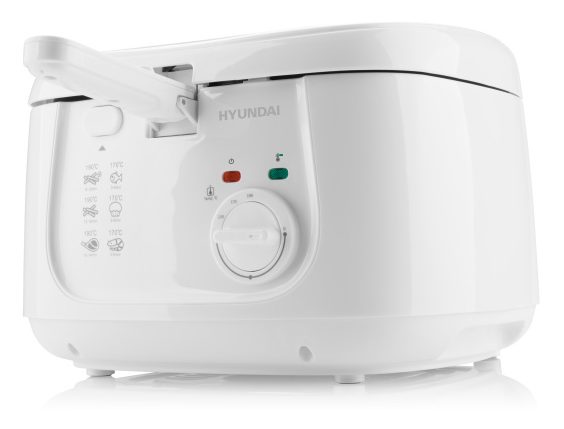 HYUNDAI HYUDF165 olajsütő 2,5 literes kosárral, 1800 W teljesítménnyel – 3. kép