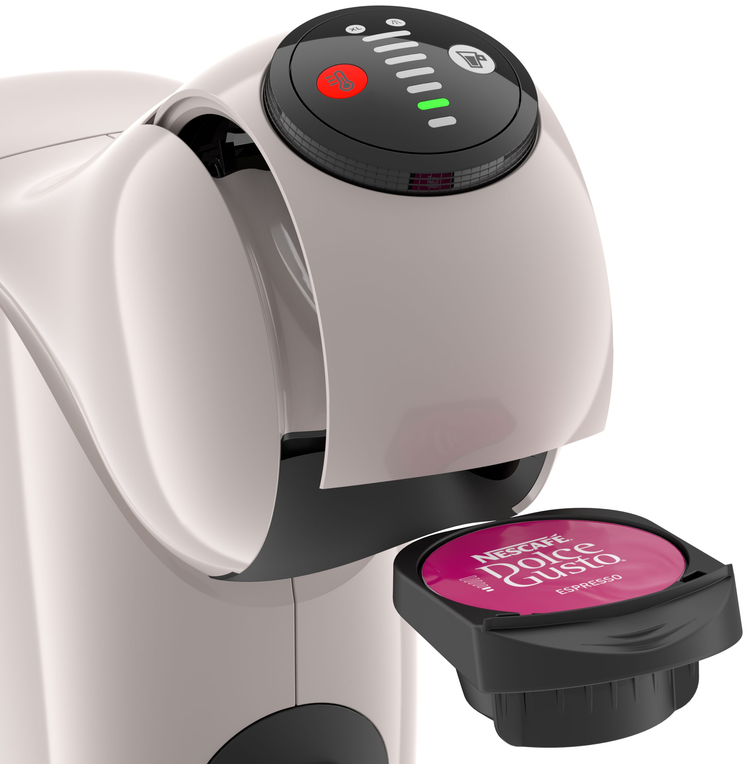 KRUPS KP243AF0 Dolce Gusto Genio S kapszulás kávéfőző szürkésbarna kivitelben – 4. kép