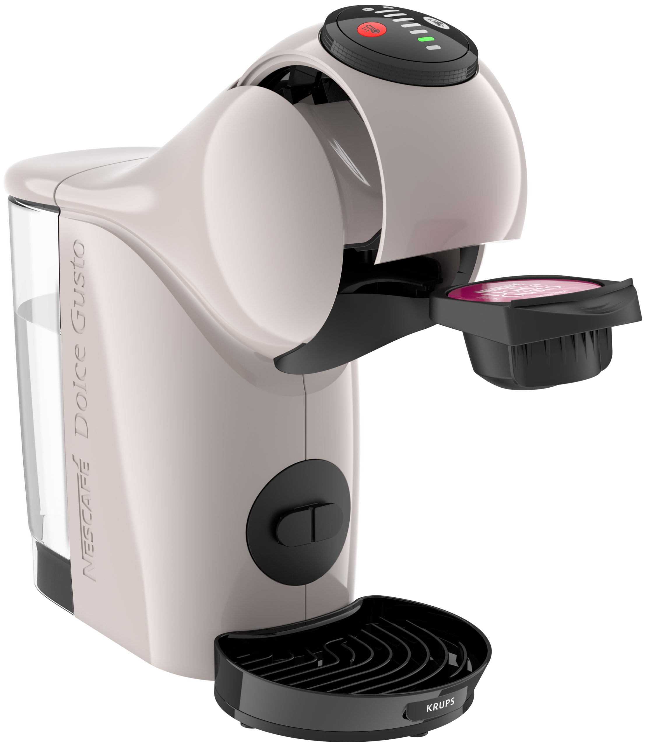 KRUPS KP243AF0 Dolce Gusto Genio S kapszulás kávéfőző szürkésbarna kivitelben – 5. kép