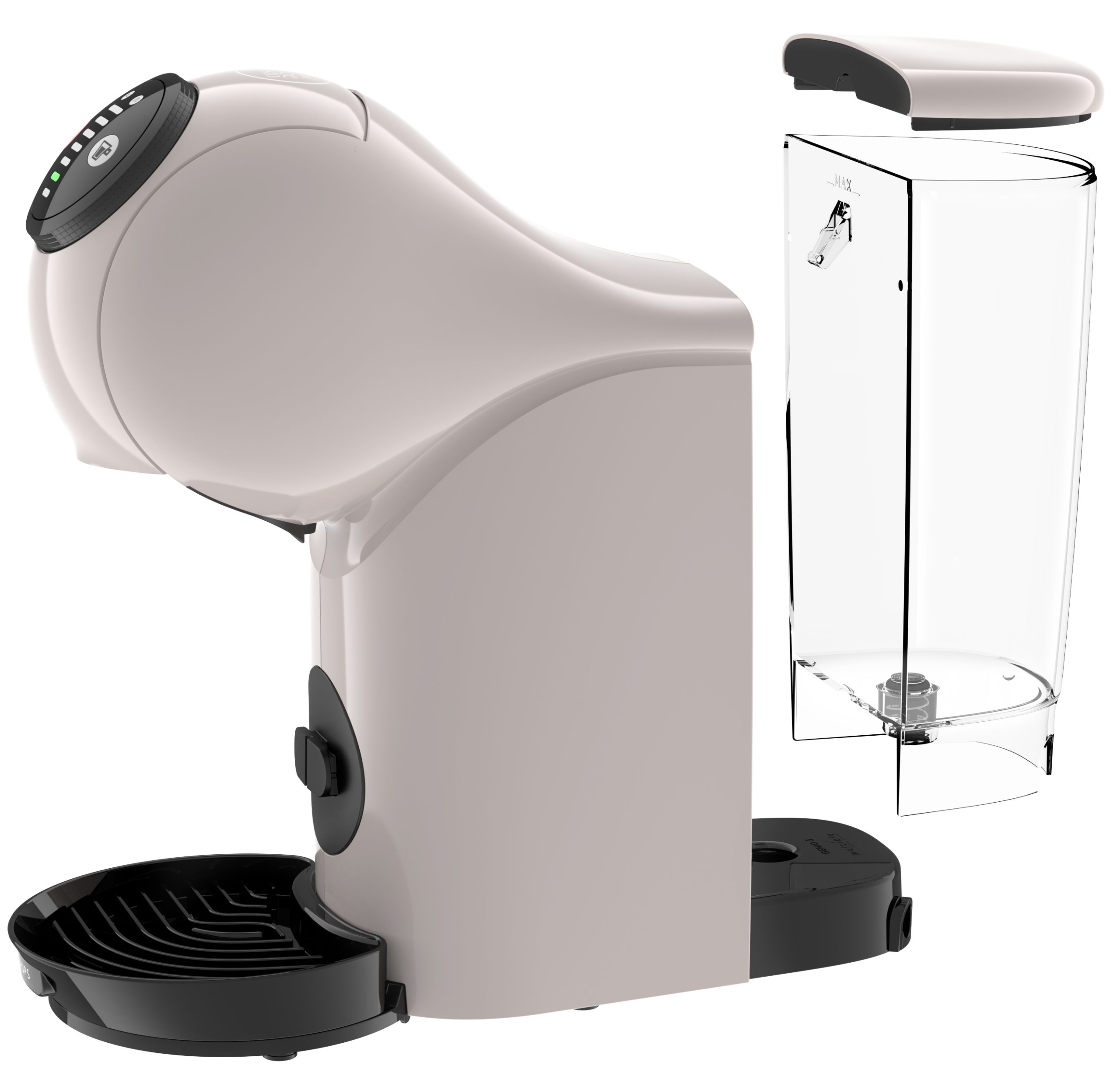 KRUPS KP243AF0 Dolce Gusto Genio S kapszulás kávéfőző szürkésbarna kivitelben – 6. kép