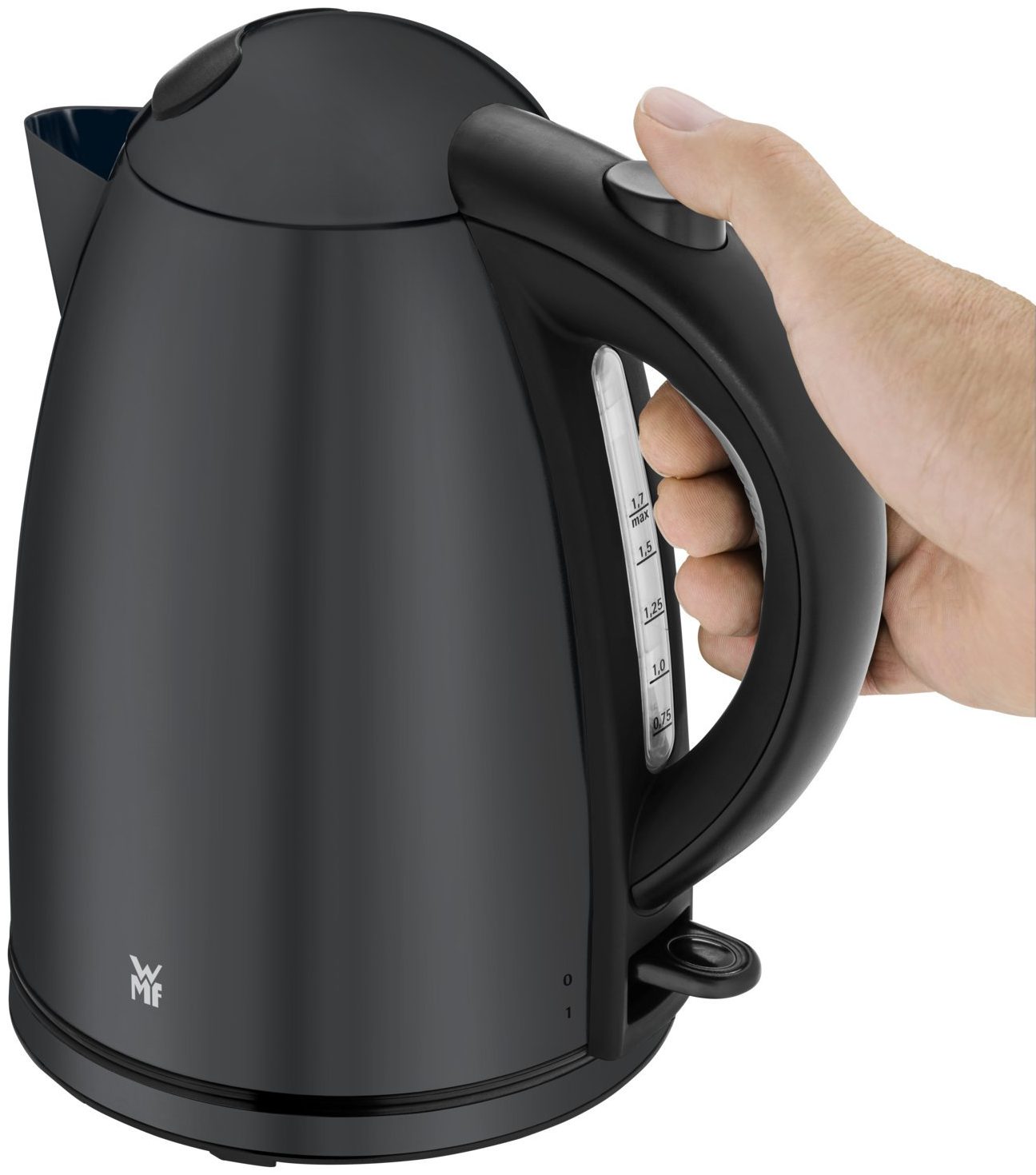 WMF Stelio 1,7 literes fekete vízforraló, 2400 W – 7. kép