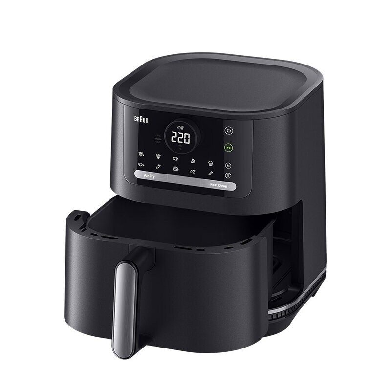 BRAUN HF5050IBK 6 literes forrólevegős sütő két fűtőelemmel – 2. kép