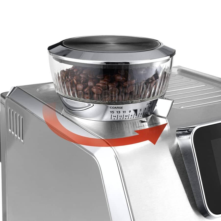 DE-LONGHI La Specialista Touch EC9455.M félautomata presszógép beépített őrlővel, ezüst – 7. kép