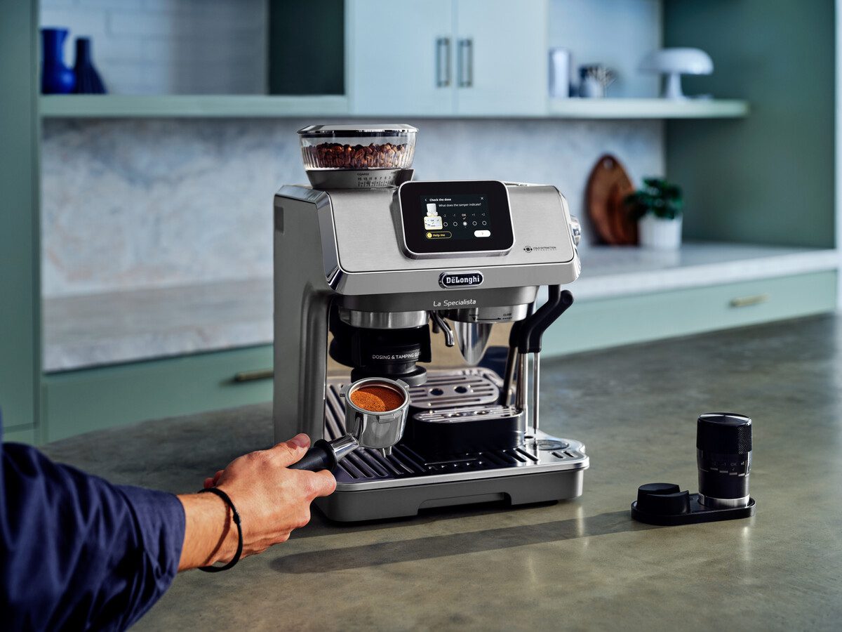 DE-LONGHI La Specialista Touch EC9455.M félautomata presszógép beépített őrlővel, ezüst – 10. kép