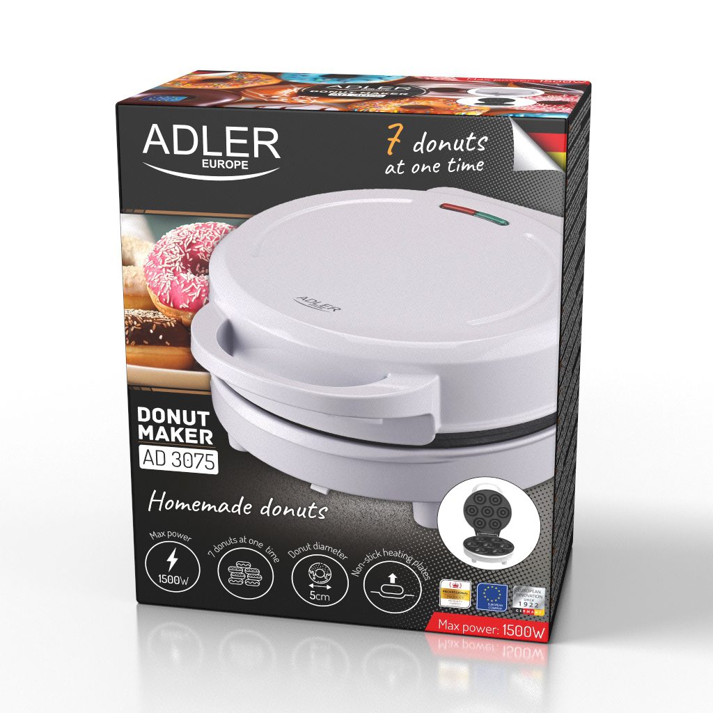 ADLER AD3075 fánksütő 7 darab 5 cm-es fánkhoz – 11. kép