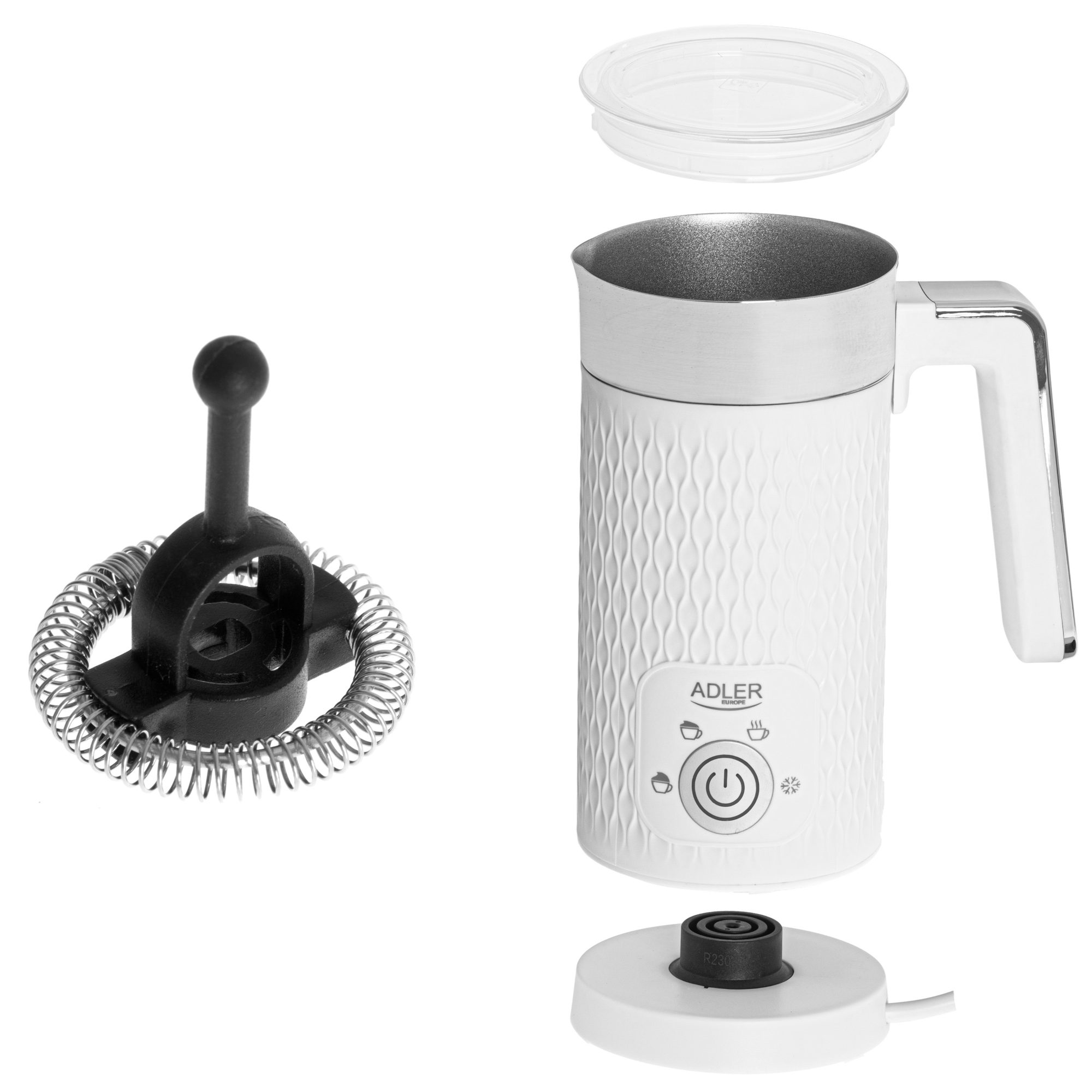 ADLER AD4494white fehér tejhabosító 4 funkcióval, 500 W – 2. kép