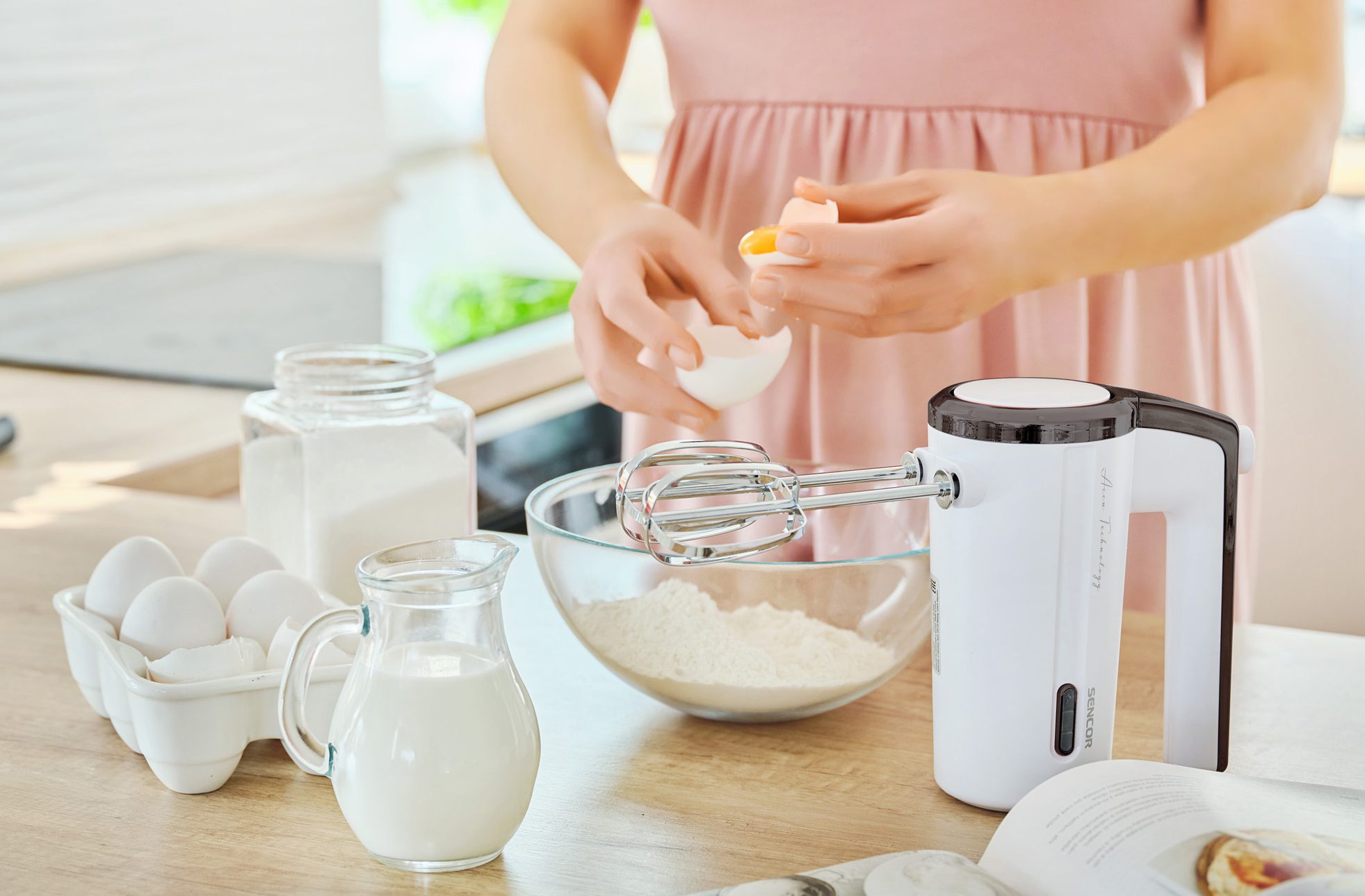 SENCOR SHM 9001GY vezeték nélküli kézimixer 3 sebességfokozattal – 8. kép