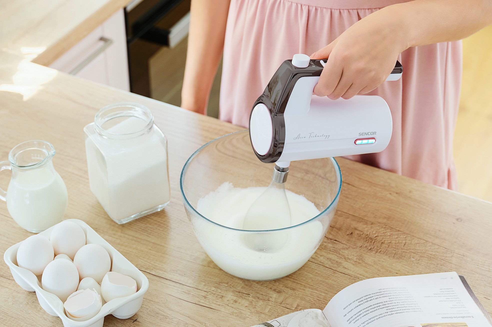 SENCOR SHM 9001GY vezeték nélküli kézimixer 3 sebességfokozattal – 9. kép