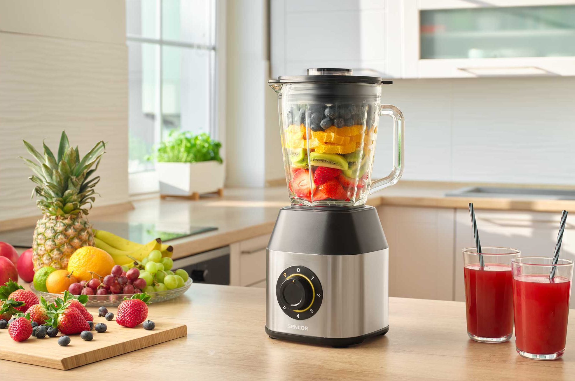 SENCOR SBL 4872BK asztali turmixgép 1,5 literes üvegedénnyel – 10. kép